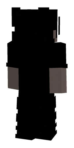 Black skin: body, back render