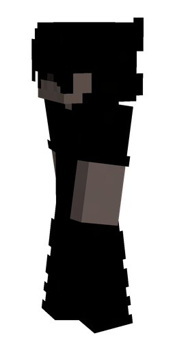 Black skin: body, left side render