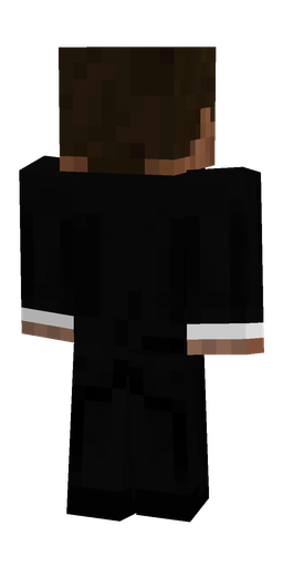 Black skin: body, back render