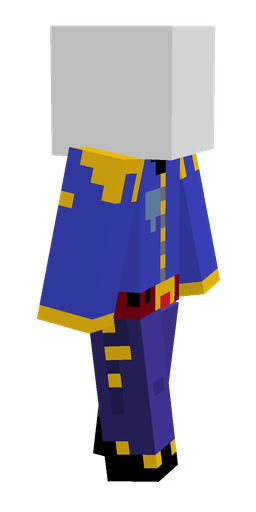 Blue skin: body, right side render
