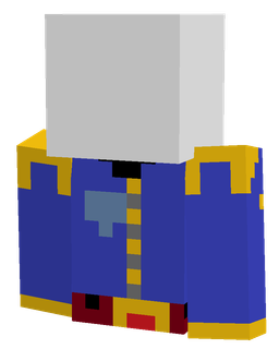 Blue skin: bust render