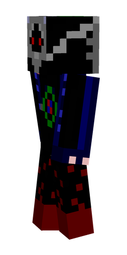 Black skin: body, left side render