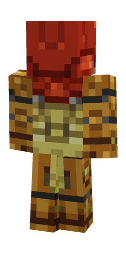 Brown skin: body, back render