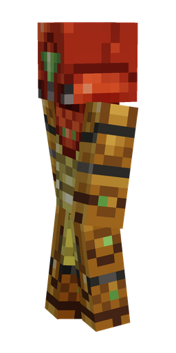 Brown skin: body, left side render