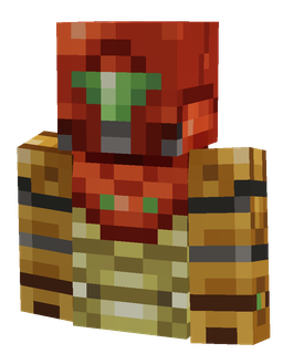 Brown skin: bust render