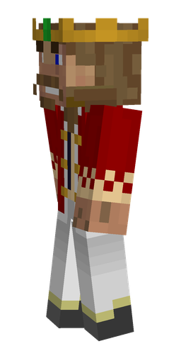 Brown skin: body, left side render