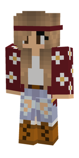 Brown skin: body, front render
