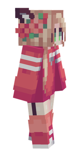 Pink skin: body, right side render