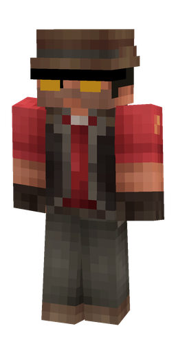 Black skin: body, front render