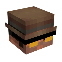 Black skin: head render