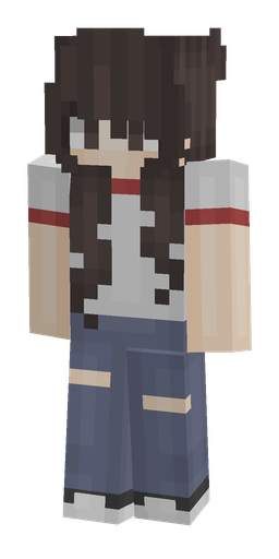 Black skin: body, front render