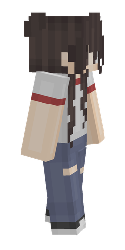 Black skin: body, right side render