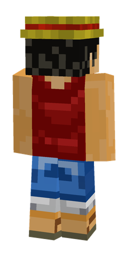 Blue skin: body, back render