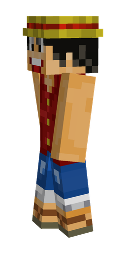 Blue skin: body, left side render