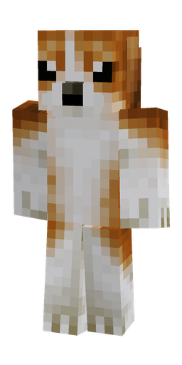 Brown skin: body, front render
