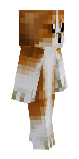 Brown skin: body, right side render