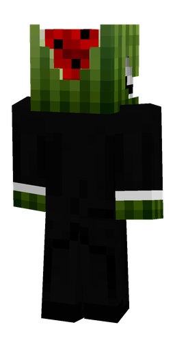 Black skin: body, back render