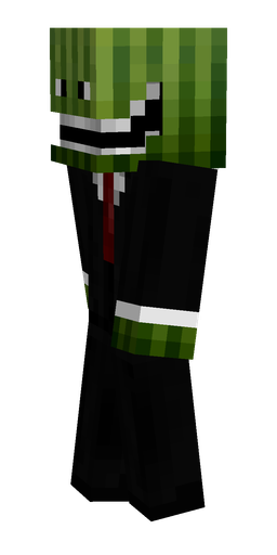 Black skin: body, left side render