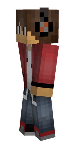 Black skin: body, left side render