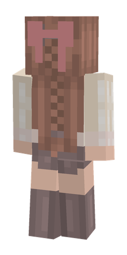 Gray skin: body, back render