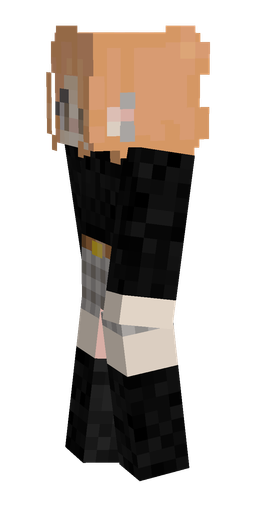 Black skin: body, left side render