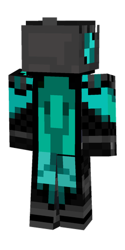 Black skin: body, back render
