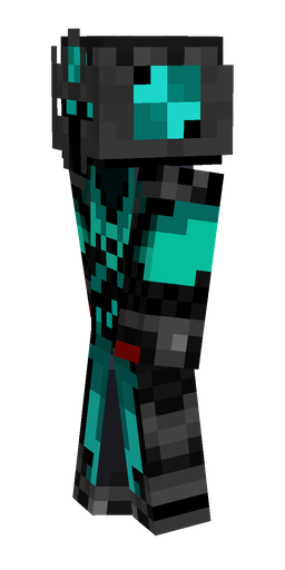 Black skin: body, left side render