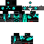 Black skin: raw texture render