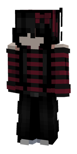 Black skin: body, front render