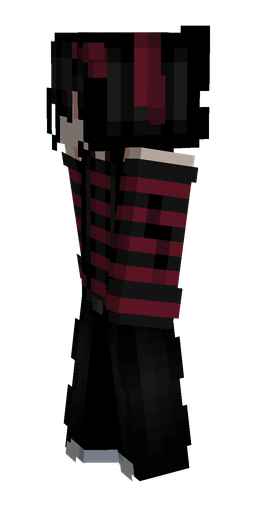 Black skin: body, left side render