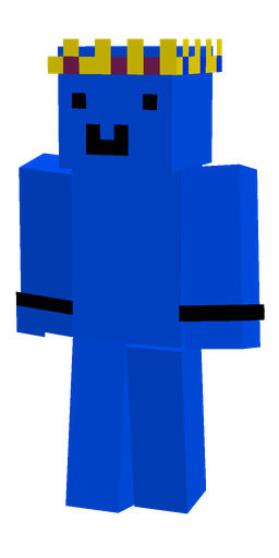 Blue skin: body, front render