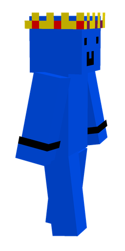 Blue skin: body, right side render
