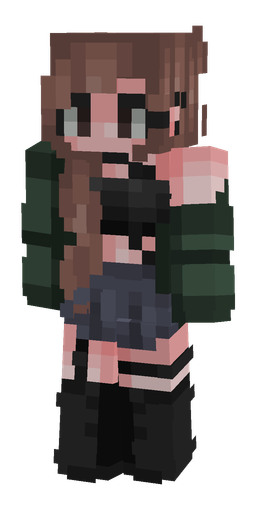 Black skin: body, front render