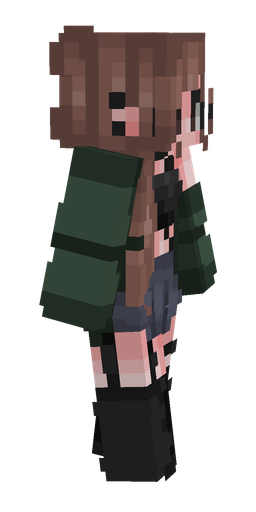 Black skin: body, right side render
