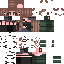 Black skin: raw texture render