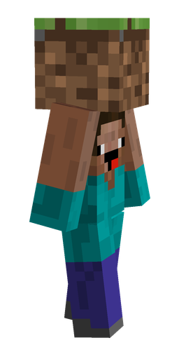 Blue skin: body, right side render