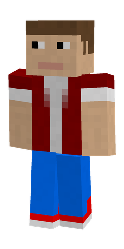 Blue skin: body, front render