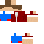 Blue skin: raw texture render