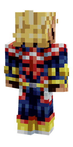 Black skin: body, back render