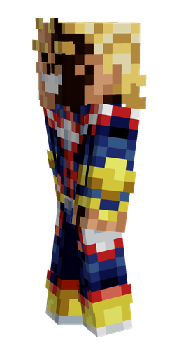 Black skin: body, left side render