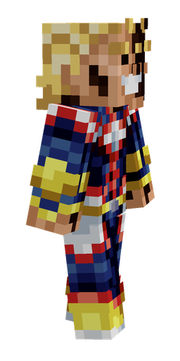Black skin: body, right side render