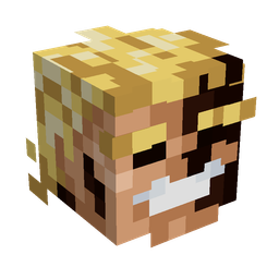 Black skin: head render