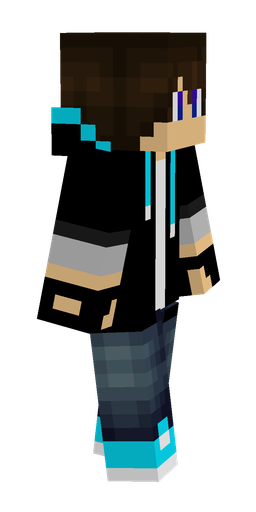 Black skin: body, right side render