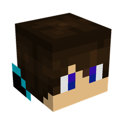 Black skin: head render