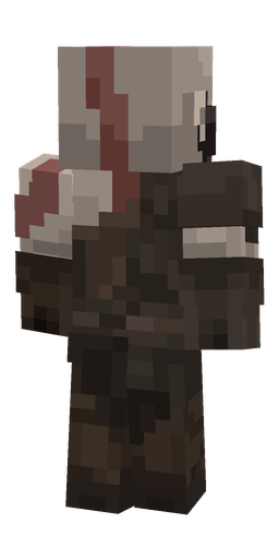 Brown skin: body, back render