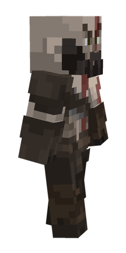 Brown skin: body, right side render