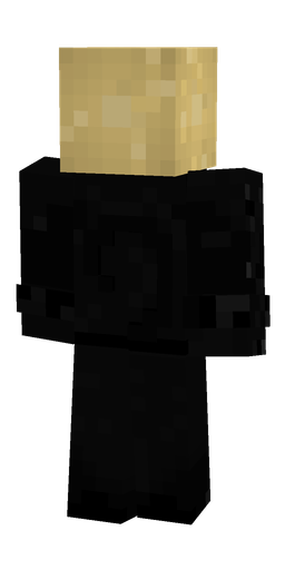 Black skin: body, back render