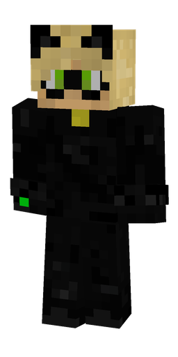 Black skin: body, front render