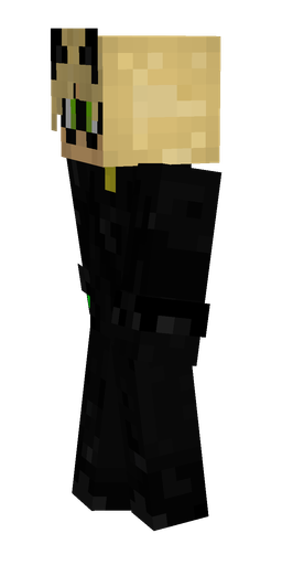 Black skin: body, left side render