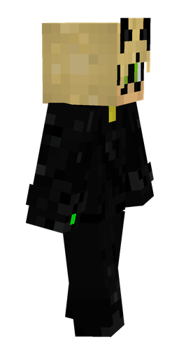 Black skin: body, right side render